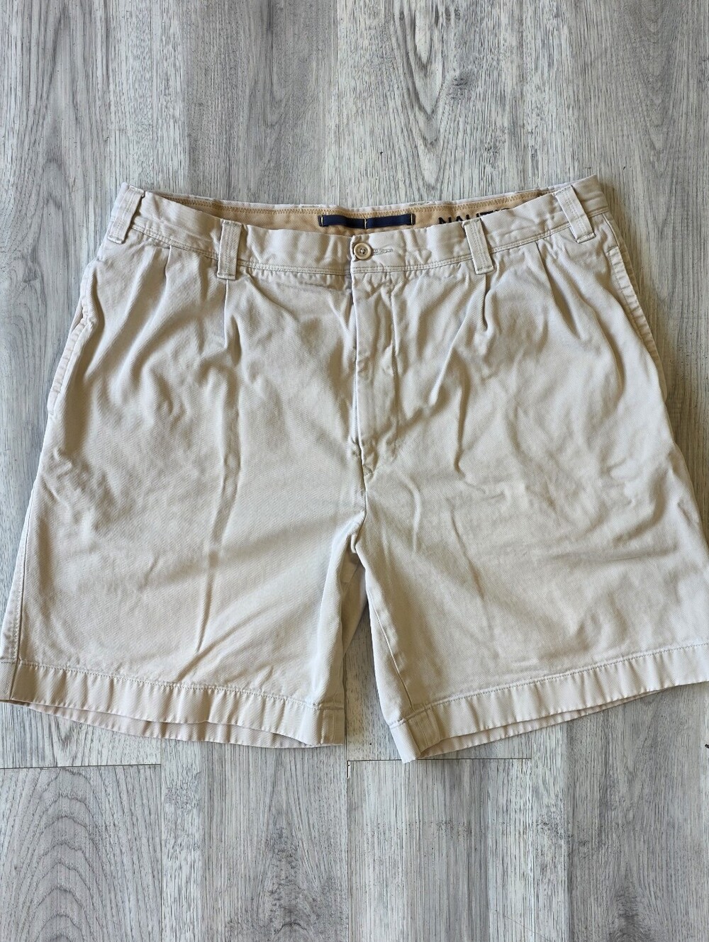 Nautica Rigger Men’s 40W Khaki Classic Fit Chino Shorts